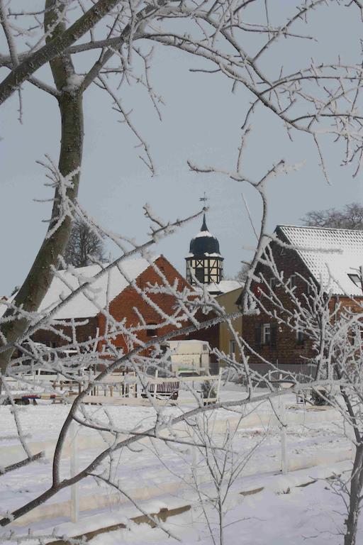 Gutshof Zum Adlernest Arnsnesta Exterior foto